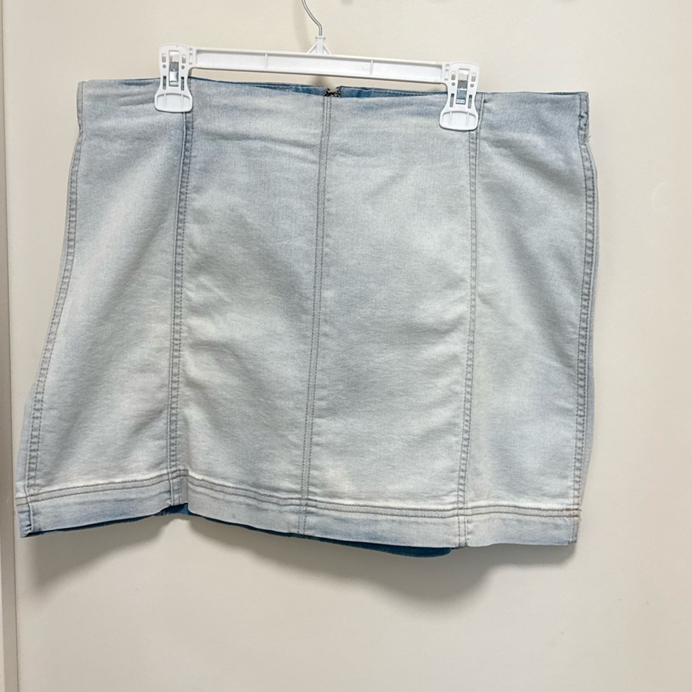 Wild Fable Sky Blue Denim Skirt